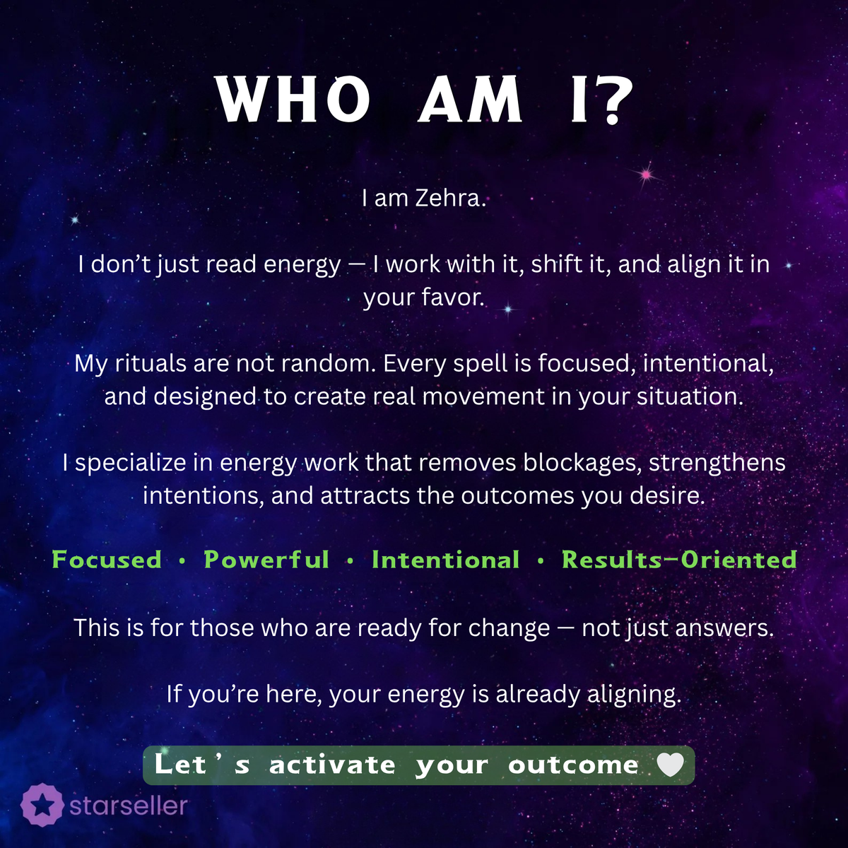 About Zehra - spiritual practitioner with 1000+ consultations and 5 star rated spell services