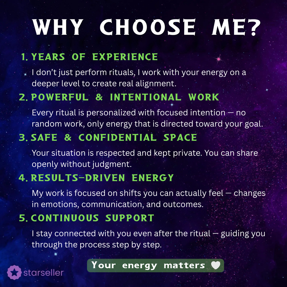 Why choose Zehra Sacred Spells - same day completion, photo proof, confidentiality and 5 star rating